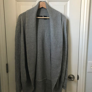 MODA International Shawl-collar Cardigan Sweater